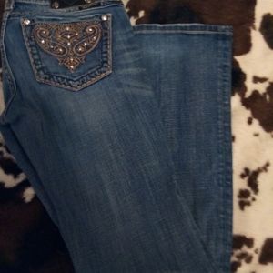 Women's bootcut Miss me jeans